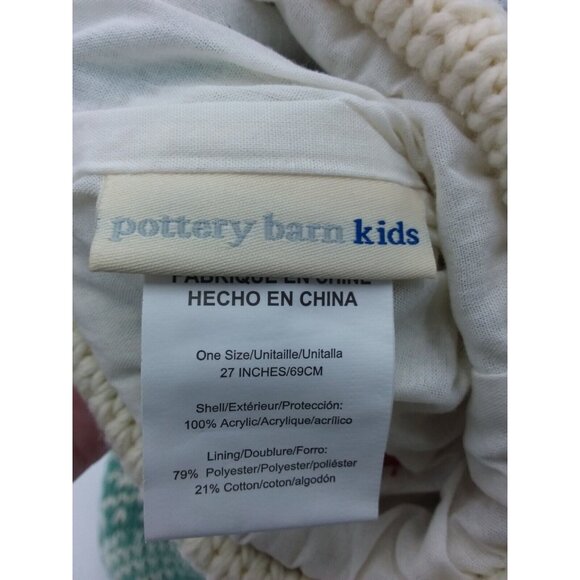 Pottery Barn Kids Ava Holiday Merry and Bright Snowman Knit Christmas Stocking - Picture 6 of 10